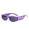 Gafas de sol cuadradas con letra 2023, transfronterizas, estilo Ins, para chica guapa, foto callejera, gafas de sol con protección UV