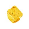 Anillo para hombre Tenglong con apertura dorada, arena dorada con baño de cobre agresivo, anillo de grifo de imitación de oro simple transfronterizo, venta al por mayor para hombres