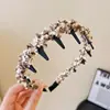 2026 Nova Faixa de Cabelo de Malha Estilosa para Meninas Pequenas, Faixa de Cabeça Antiderrapante Infantil com Dentes, Acessório de Cabelo que Não Puxa os Fios
