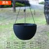 Vaso de flor de orquídea pendurado cesta pendurada de rattan plástico vaso de flor grande rabanete verde planta verde preguiçoso autoabsorvente especial para pendurar na parede