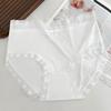 Nueva Ropa Interior Sin Costuras de Seda de Hielo Bragas Finas de Encaje para Mujer Calzoncillos Transpirables para Niñas Bragas de Cintura Media