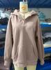 Ropa de Mujer Europea y Americana 2025 Otoño e Invierno Nuevo Estilo Deportivo Color Puro Suelto Pantalones con Bolsillo de Solapa Sudadera con Capucha de Manga Larga