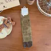 Calcetines para Mujer con Puntos y Rayas, Estilo Diseñador Calcetines de Media Caña con Perro de Dibujos Animados, Lindos Calcetines de Dedos Divididos Combinados con Zapatos de Herradura