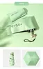 Guarda-chuva Plano UV 50% de Desconto 6 Varetas Ultraleve Portátil Mini Anti-UV Sombrinha Vinil Dobrável Aba Bolso Calças Guarda-chuva Guarda-chuva Cápsula