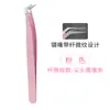 Pinzas para Pestañas de Acero Inoxidable con Mango Cruzado Dorado Flor de Pluma Pinzas de Separación de Cabello de Alta Precisión para Injerto de Pestañas
