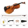 Violín de Madera Maciza Transfronterizo para Niños, Principiantes, Hecho a Mano de Grado Profesional 4/4, Instrumento para Interpretación en Solista para Adultos, Venta Directa