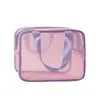 Bolso Cruzado de PU, Neceser para Mujer, Bolso de Mano Portátil, Bolsa Impermeable para Artículos de Tocador de Cuidado de la Piel, Bolso de Gran Capacidad, Bolsa de Viaje