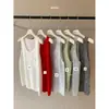 Liquidação, sem trocas ou devoluções. Roupas femininas de verão. Estilo simples e preguiçoso. Versátil. Design de bolso. Várias cores. U-pescoço. Regata sem mangas. 08155