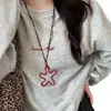 Collar Colgante Bohemio Retro Lujo Accesible Estilo Étnico Cadena para Clavícula Nicho de Alta Gama Joyería Versátil para Mujeres