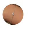Pulsera de Letras Nueva Transfronteriza de Amazon, Moderna, Fina y Elegante, Joyería de Mano Versátil para Mujeres, Uso Diario y Fiestas