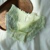Carta de Flor de Primavera Plisado Japonés Simple Niña Dulce Primavera y Verano Lindo Fresco Suave Ceroso Cómodo Ropa Interior para Mujer