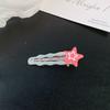 Estilo Doce Cool Pente de Cabelo Estrela Amor Personalizado Grampo Lateral para Franja Coração de Menina Fofo Design de Nicho Acessórios de Cabelo Versáteis Tendência