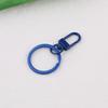 Fivela de Cor Pintada para Porta + Argola Plana Chaveiro DIY Artesanal Acrílico Pingente de Bolsa Argola Material para Joias Acessórios