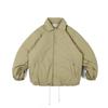 Beijie marca de moda americana masculina 2023 inverno novo casaco de algodão acolchoado de lapela solta de cor sólida casaco de algodão acolchoado de treinador casaco grosso