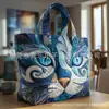 Bolso de Mano con Estampado de Moda Tendencia para Mujer 3D Transfronterizo Nuevo Producto Temu Amazon Bolso de Hombro Lona 300g