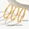 Pulsera de Acero de Titanio, Pulsera de Zirconia con Números Romanos de Lujo Estilo Old Money, Pulsera de Alta Gama Europea y Americana Más Vendida para Niñas