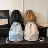 Bolsa con cordón para deportes al aire libre con separación húmeda y seca, bolsa de viaje para viajes cortos, compartimento separado para zapatos, bolsa de natación, mochila para el día a día