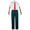 Uniforme Colegial Vestido Masculino Cos Anime Personagem Bidimensional Cosplay Camisa de Manga Curta e Calças Terno de Três Peças