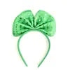 Festival Irlandés Transfronterizo Diadema de Trébol Verde St. Diadema de Lazo del Día de San Patricio Accesorios para Fiestas y Festividades