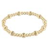 Pulsera Bohemia Transfronteriza Chapada en Oro Hecha a Mano con Cuentas Pulsera de Cuentas Doradas Cuentas de Cobre Multicapa Apilada Elástica Joyería