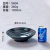 Louça de melamina tigela de macarrão de carne alta tigela de ramen japonês de pernas altas linha de plástico preto grande tigela de sopa de macarrão tigela especial para restaurante de macarrão