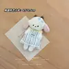 Broche de tecido estilo coreano com desenho fofo de pinguim e cordeiro DIY feito à mão para acessório de cabelo infantil, decoração para roupas e lenços