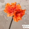 Flores Artificiais Pu Clivia Série de Cores de Outono Decoração Floral Display Adereços de Fotografia Vitrine Arranjo Floral Artístico Maillard