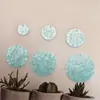 Nuezas Piezas Redondas Coloridas de Imitación de Concha Acrílica Adornos Colgantes para Carrillones de Viento Materiales Hechos a Mano para Ropa Accesorios para Joyería DIY