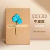 Tarjetas de Felicitación de Flores Secas Tridimensionales con Bendiciones y Mensajes Escritos a Mano, Regalos para el Día del Niño, Tarjetas Postales al por Mayor