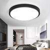 Luminária de teto LED minimalista moderna para quarto, sala de estar, varanda, lar, acrílico, redonda, LED, criativa