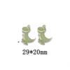 Direto da Fábrica Série de Animais de Desenho Cabeça de Dinossauro Tiranossauro Rex Marca diy Acessórios de Liga Brincos Brincos