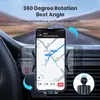 Soporte para teléfono de coche, TOPK Soporte universal para teléfono con bloqueo automático mejorado con clip de gancho para rejilla de ventilación de coche para iPhone Samsung