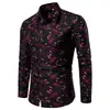 Camisa masculina de manga longa vintage sem rugas para comércio exterior transfronteiriço, camisa casual de primavera e outono, direto da fábrica de origem