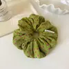 Goma para el pelo de gasa con lunares simples estilo coreano, elegante y con estilo, scrunchie de tela plisada de nicho, nueva cuerda para coleta de pelo