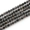 Gato de la suerte 2-4 mm cuentas pequeñas facetadas cuentas de turmalina cristal ágata tallado cuentas sueltas pequeñas accesorios para joyería DIY