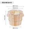 Fabricante a la Antigua Usanza Personalizado Herramientas de Arroz Glutinoso Juego Completo de Pequeño Vaporizador de Abeto Hecho a Mano Completamente Barril de Madera Grande para Uso Doméstico Barril Especial para Cocinar Arroz al Vapor