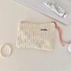 49292 Bolsa de Maquiagem Pequena Fofa Bolsa para Guardar Fones de Ouvido de Estudante Batom Bolsa Pequena Portátil Bolsa de Maquiagem para Menina