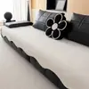 Nuevo Cojín de Sofá de Chenilla de Alta Calidad Color Sólido Tela Cubierta para Sala de Estar Todas las Estaciones Antideslizante Resistente a Arañazos de Gato Cojín para Asiento