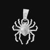 Colar Pingente Aranha Grande Estereoscópico Punk Tendência Europeu e Americano Hip-hop Corrente Cubana Cravejada de Diamantes Acessórios Masculinos
