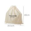 Bolsa de Viaje de Algodón Puro con Cordón, Maleta, Bolsa de Empaque Multifuncional, Bolsa a Prueba de Polvo, Bolsa de Almacenamiento Personalizable