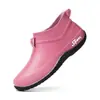 Botas de lluvia cómodas estilo princesa, de caña baja, a la moda, con estilo rústico y europeo/americano, adecuadas para estudiantes, ligeras, modernas y con amortiguación adicional