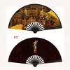 Abanicos de Estilo Chino de Moda, Abanicos Populares para Fiestas, Abanicos para Bares, Abanicos Plegables para Puestos Callejeros, 10 Pulgadas con Frases de Moda, Accesorios para Fotografía Estilo Chino, Abanicos Vintage