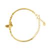 Pulseira Vietnamita Dourada Areia Borboleta Simples Estilo Levemente Luxuoso Alto Padrão Feminina Elegante Joia Duradoura Sem Descoloração Suprimento Yiwu