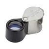 Lupa Plegable de Metal de Calidad de Exportación 14X 12mm para Identificación de Diamantes, Gemas y Antigüedades de Alta Magnificación con Estuche de Cuero