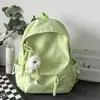 Mochila Estética de Alto Valor Leche Dopamina Fufu para Niñas, Estilo Coreano Simple para Estudiantes de Secundaria y Preparatoria, Mochila Compacta para Estudiantes Universitarios para Clase