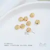 Contas de aço titânio com nós, coração, olho, trevo de quatro folhas, rosa, espaçadores, acessórios para pulseira e colar DIY feitos à mão, não desbota