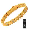 Pulsera magnética de moda europea y americana, superventas transfronteriza, lujo ligero, trébol de la suerte, aleación con incrustaciones de diamante, pulsera de joyería magnética de una sola fila para mujer