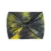 Diadema Tie-Dye Versión Amplia Europea y Americana de 18 cm de Ancho, Diadema Deportiva de Yoga Color Arcoíris, Diadema Elástica Absorbente de Sudor para Mujer