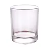 Em estoque Espessado Transparente Vidro Vela Aromaterapia Vidro Castiçal Copo Quarto Ornamentos Domésticos Castiçal Copo de Vidro