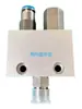 Válvula de esfera de 3 vias em PE com interruptor, conexões de engate rápido, união de tubo de 20 mm, 1/2 polegada, 3/4 polegada, conector de tubo de água de 25 mm, válvula de 50 mm